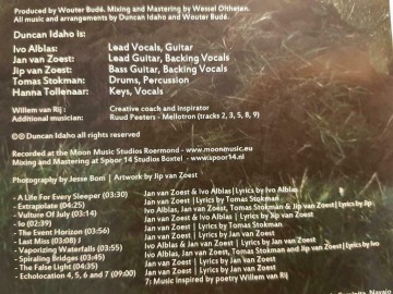 Back boekje cd duncan idaho   the event horizon   9789079933099