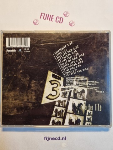 Back cd 3 doors down   the better life   0601215392029
