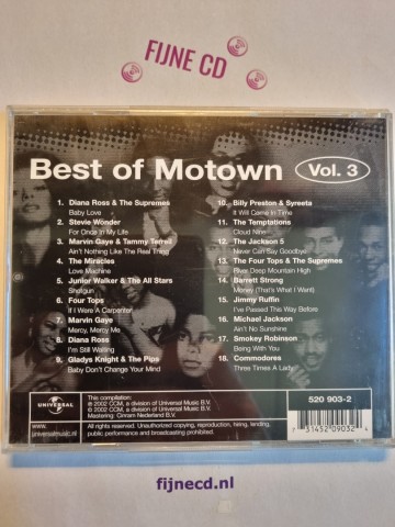 Back cd best of motown vol 3   0731452090324