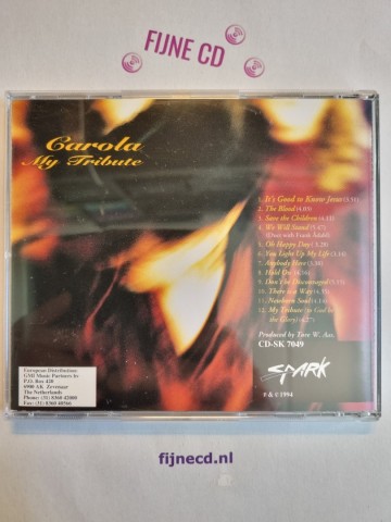 Back cd carola   my tribute   cd sk 7049