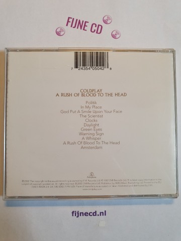 Back cd coldplay   a rush of blood to the head   0724354050428 0