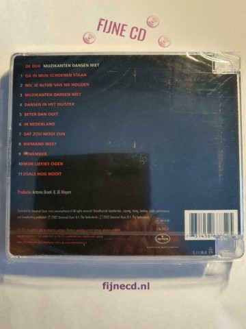 Back cd de dijk   muzikanten dansen niet   0731458688525