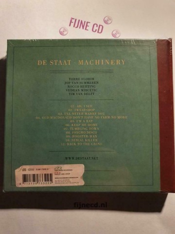 Back cd de staat   machinery   8712725733225