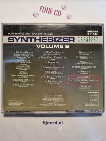 Back cd ed starink   synthesizer greatest volume 2   cd 01 4020 61