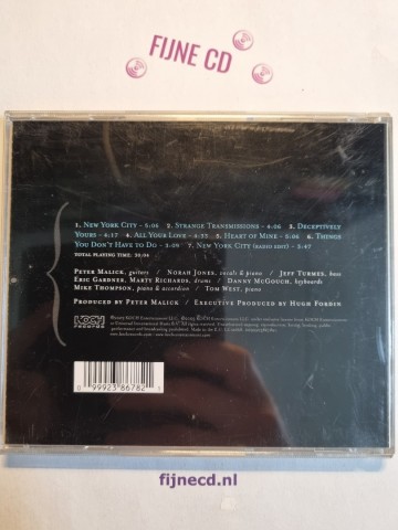 Back cd ep the peter malick group feat norah jones   new york city   0099923867821
