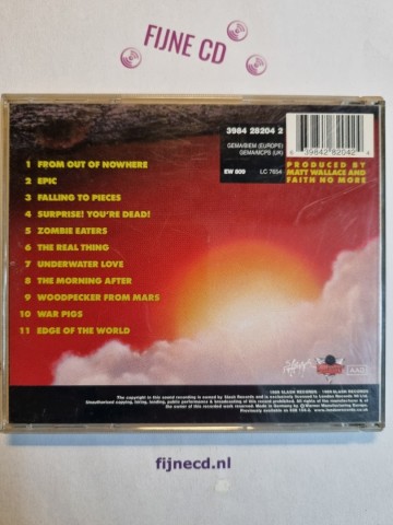 Back cd faith no more   the real thing   0639842820424
