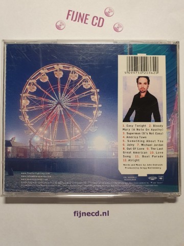 Back cd five for fighting   america town   5099750203620