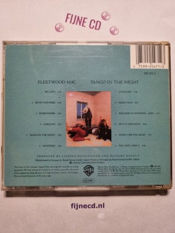 Back cd fleetwood mac   tango in the night   0075992547123