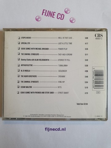 Back cd fusion  amsterdam and all that jazz   5099746692728