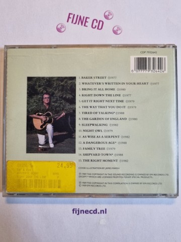 Back cd gerry rafferty   right down the line  the best of   0077779326426