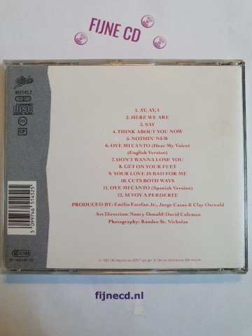 Back cd gloria estefan   cuts both ways   5099746514525