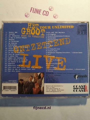 Back cd het groot niet te vermijden   tour unlimited   8714691003050