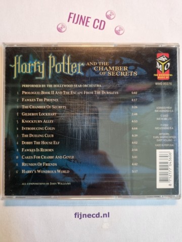 Back cd hollywood stars orchestra   music from harry potter and the chamber of secrets   8712177043606