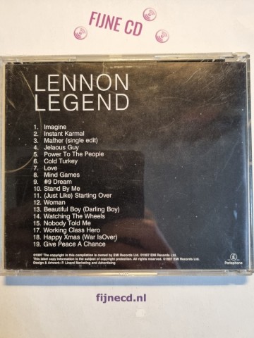 Back cd john lennon   lennon legend the very best of   0724382195429