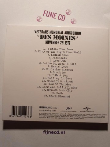 Back cd kiss   off the soundboard live in des moines 1977 german version   0602448142788