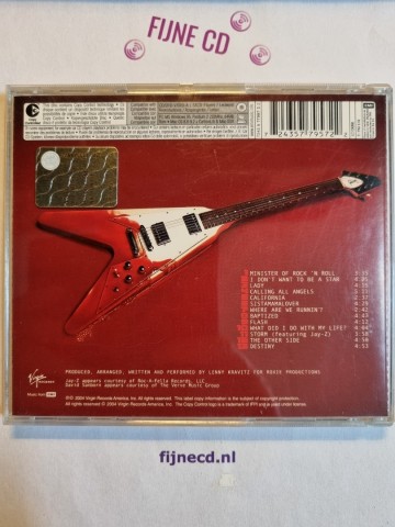 Back cd lenny kravitz   baptism   0724357795722