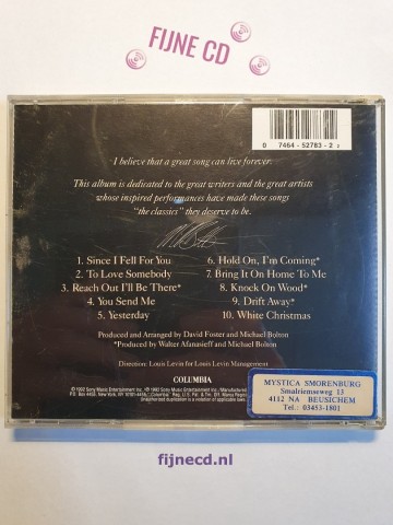 Back cd michael bolton   timeless  the classics   0074645278322