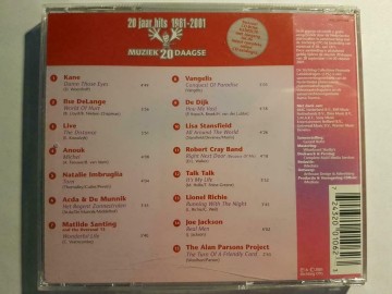 Back cd muziek 20 daagse   20 jaar hits 1981 2001   0724320010623
