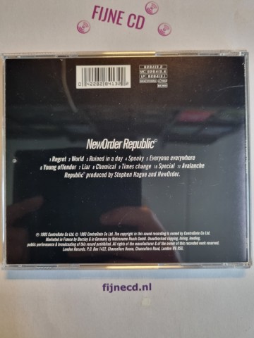 Back cd new order   republic   0042282841322