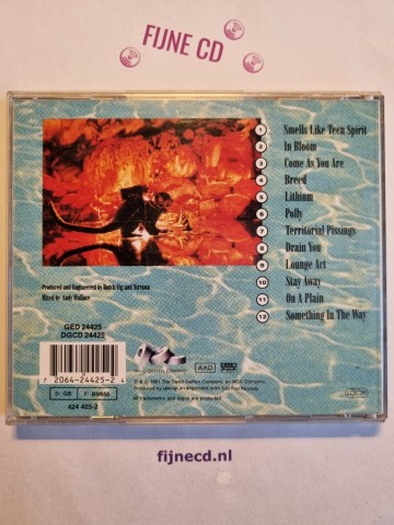 Back cd nirvana   nevermind   0720642442524