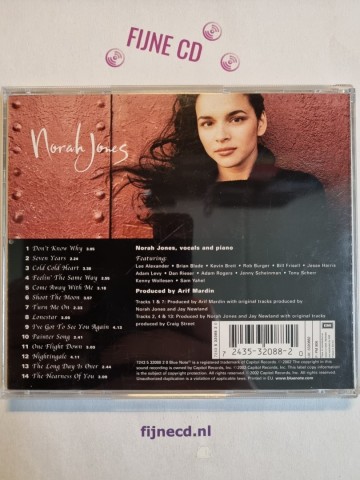 Back cd norah jones   come away with me   0724353208820