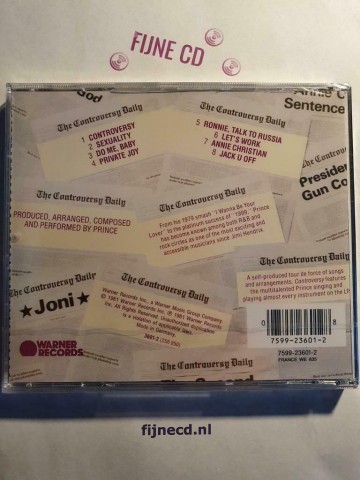 Back cd prince   controversy   0075992360128