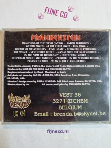 Back cd punished earth   frankenstein   ux 014