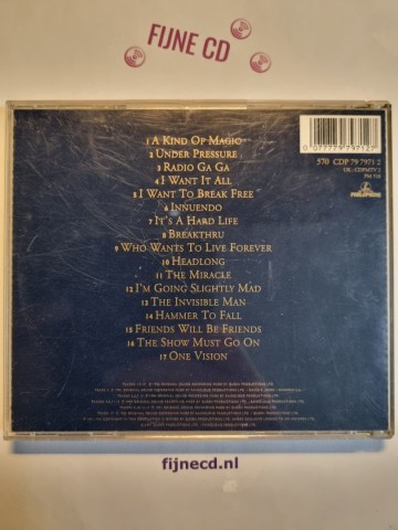 Back cd queen   greatest hits ii   0077779797127