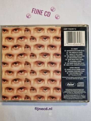 Back cd queen   the miracle   0077779235728 0