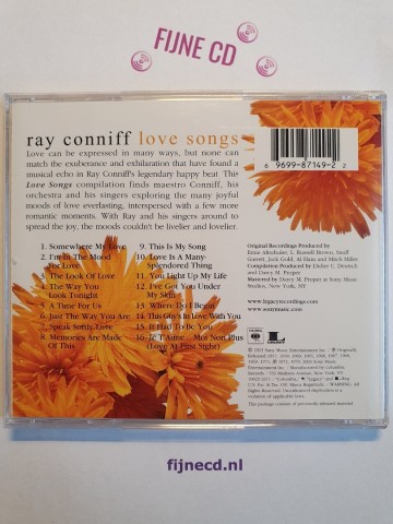 Back cd ray conniff   love songs   0696998714922