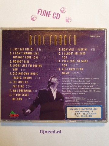Back cd rene froger   midnight man   0871219572431