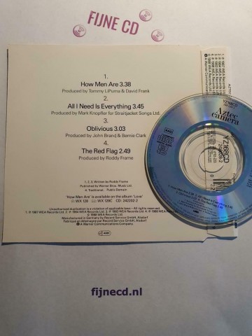 Back cd single aztec camera   how men are   0022924802829