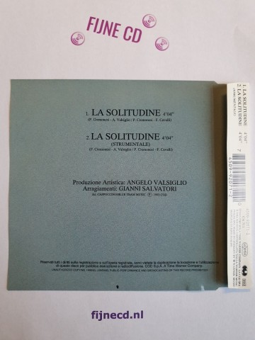 Back cd single laura pausini   la solitudine   0745099207120