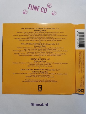 Back cd single lsob   on a sunday afternoon   4010190705124