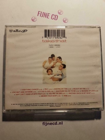 Back cd take that   everything changes   0743211692625
