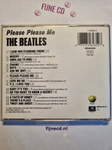 Back cd the beatles   please please me   0077774643528