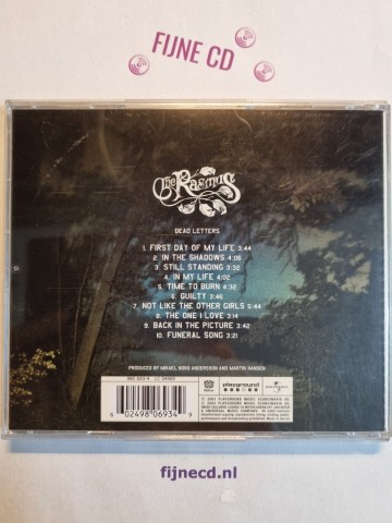 Back cd the rasmus   dead letters   0602498069349