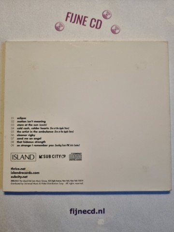 Back cd thrice   if we could only see us now   b0003917 50 cd01