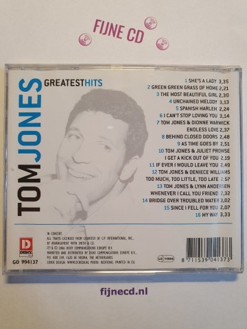 Back cd tom jones   greatest hits   8711539041373