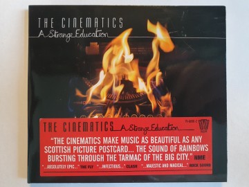 Front cd the cinematics   a strange education   0016581609020