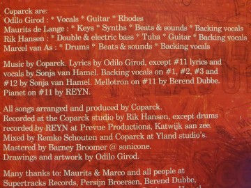 Info cd coparck   few chances come once in a lifetime   0608917519822