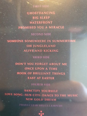 Tracks 2cd simple minds   live in the city of light   0724381302026