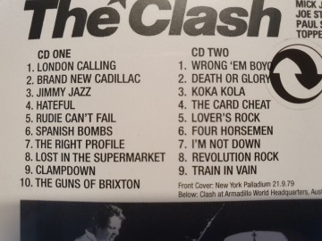 Tracks 2cd the clash   london calling   0887254469926