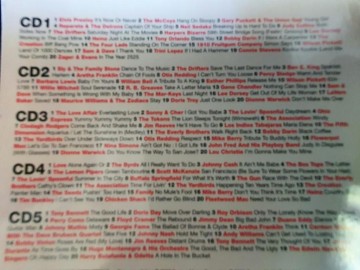 Tracks 5cd 100 hits 60s   0654378700125