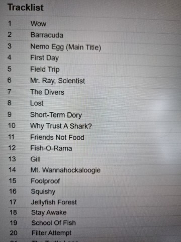 Tracks a dsg cd thomas newman   finding nemo  an original soundtrack   5050466685926