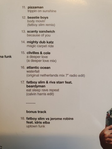 Tracks b cd fatboy slim   the fatboy slim collection   0888751289628