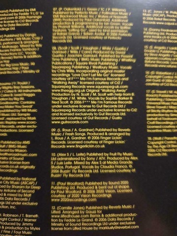 Tracks b cream anthems 2007   creamcd21