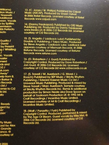 Tracks c cream anthems 2007   creamcd21