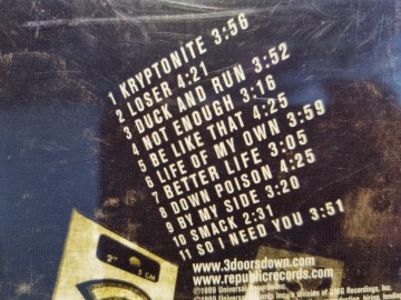 Tracks cd 3 doors down   the better life   0601215392029