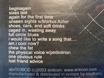 Tracks cd alias   muted   0655035503622